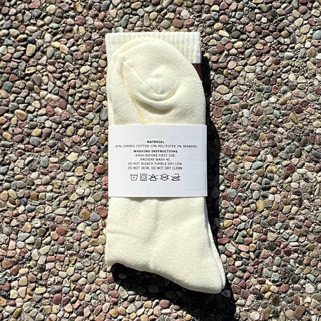 Retro Revival KTCHN Socks (Brown)