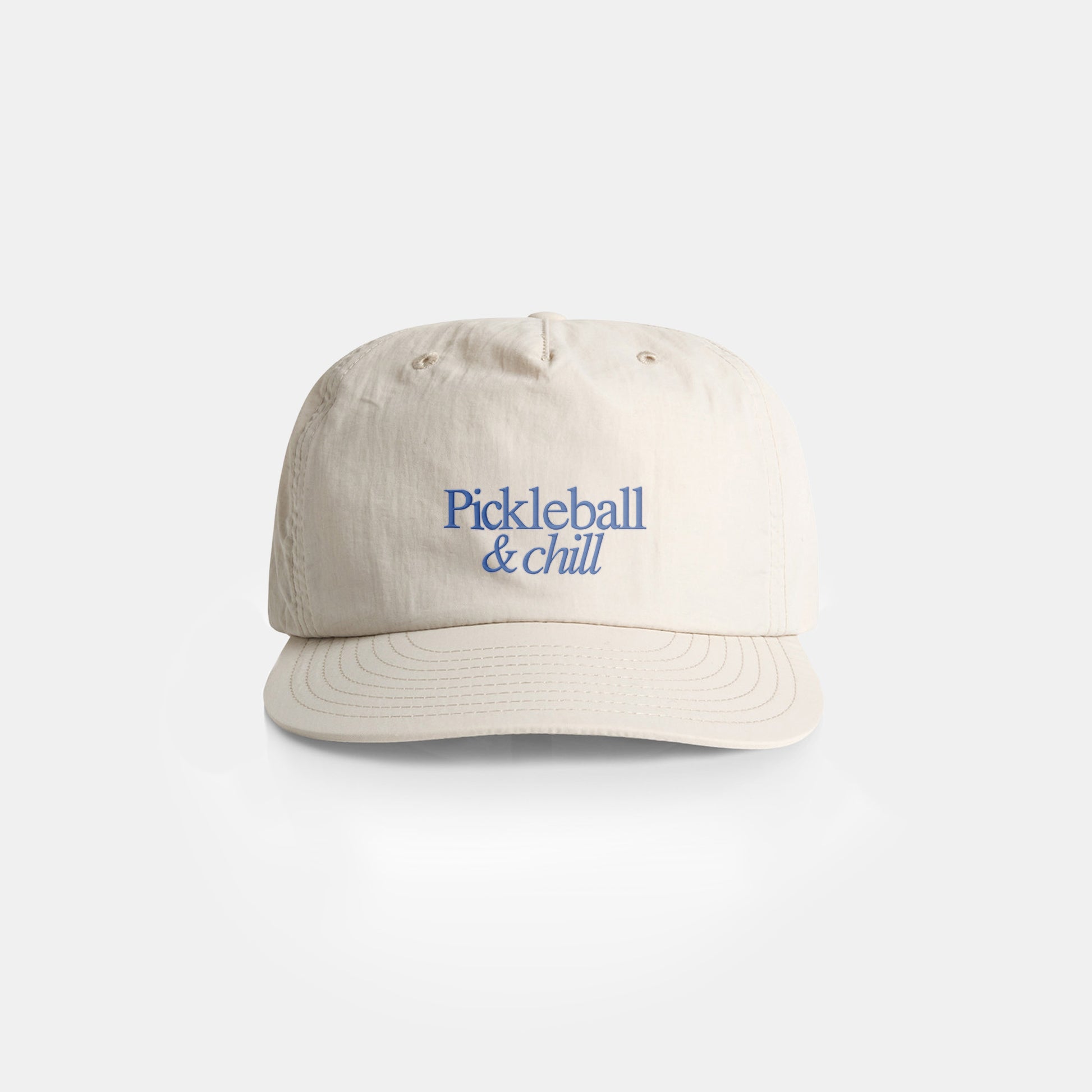 Pickleball & Chill Court Cap (Bone)