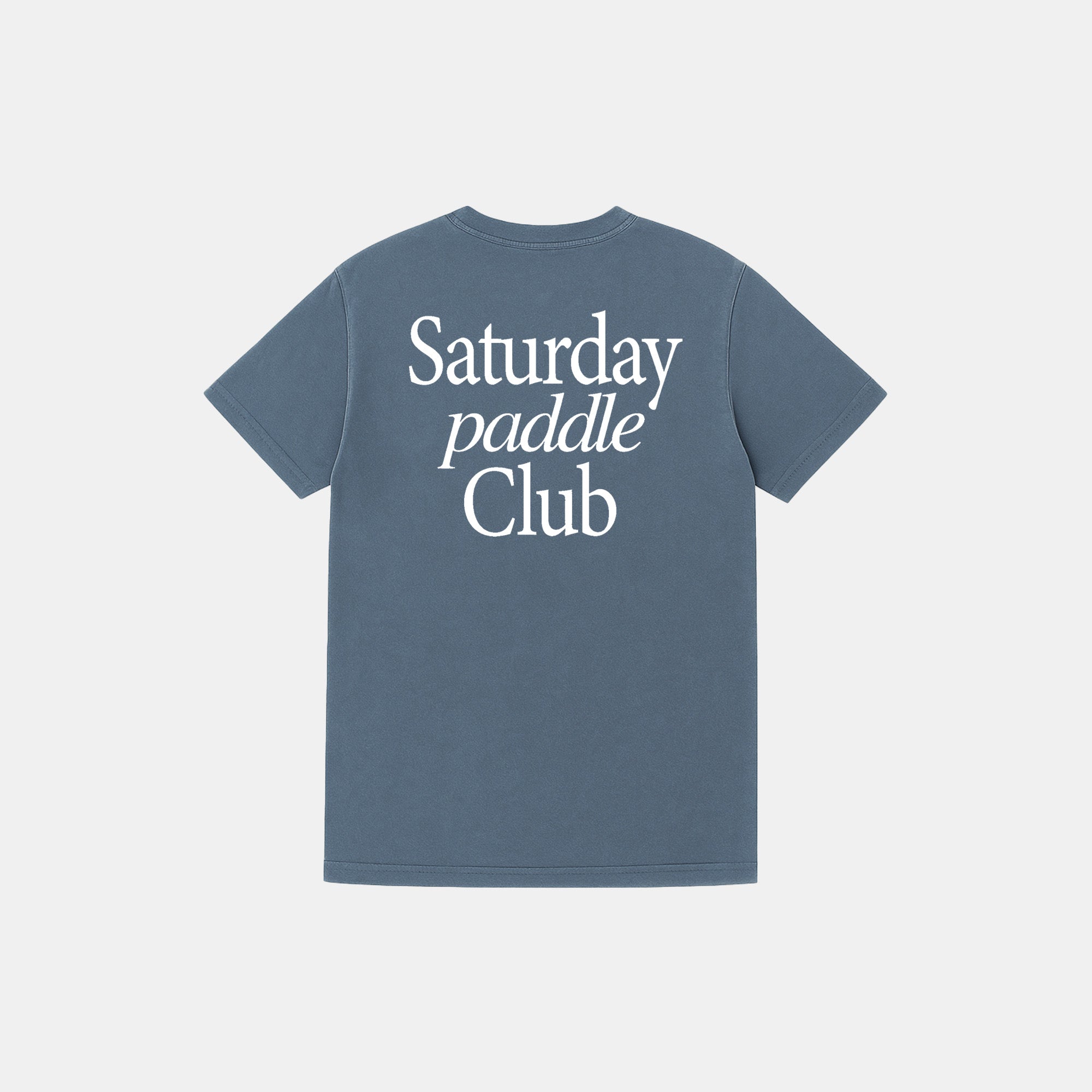 Saturday Paddle Club Pickleball Tee (Blue) - KTCHN