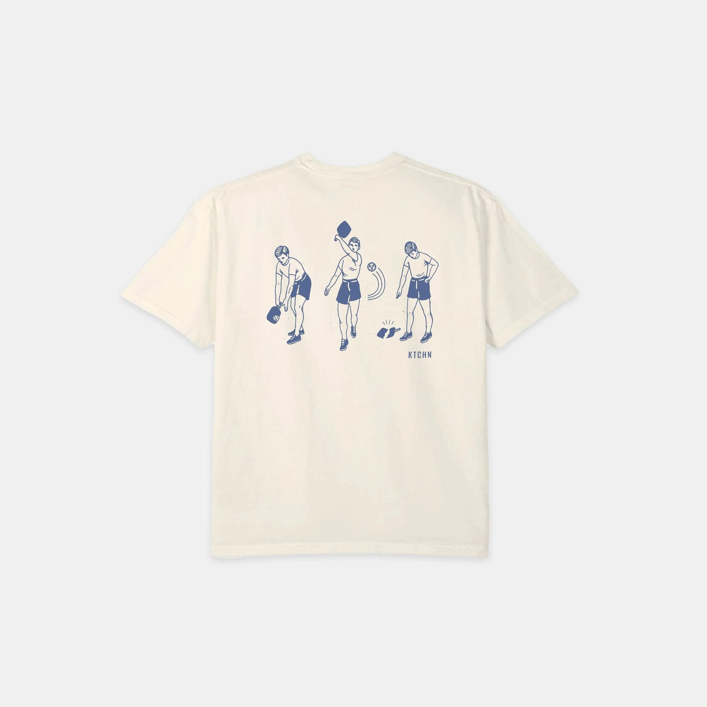Broken Paddle Pickleball Tee (Ivory) - KTCHN