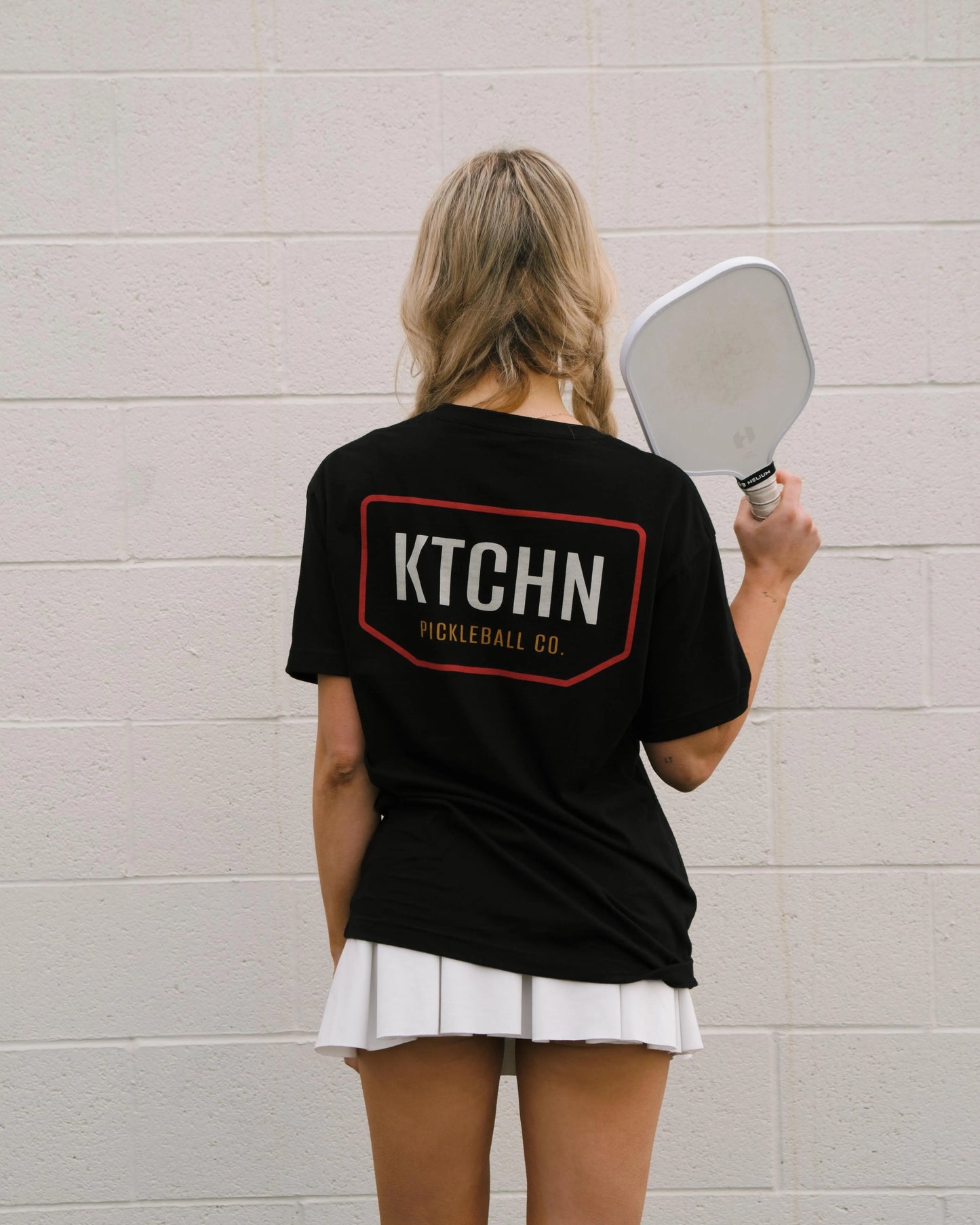 KTCHN Pickleball Co. Shield Tee (Black) - KTCHN