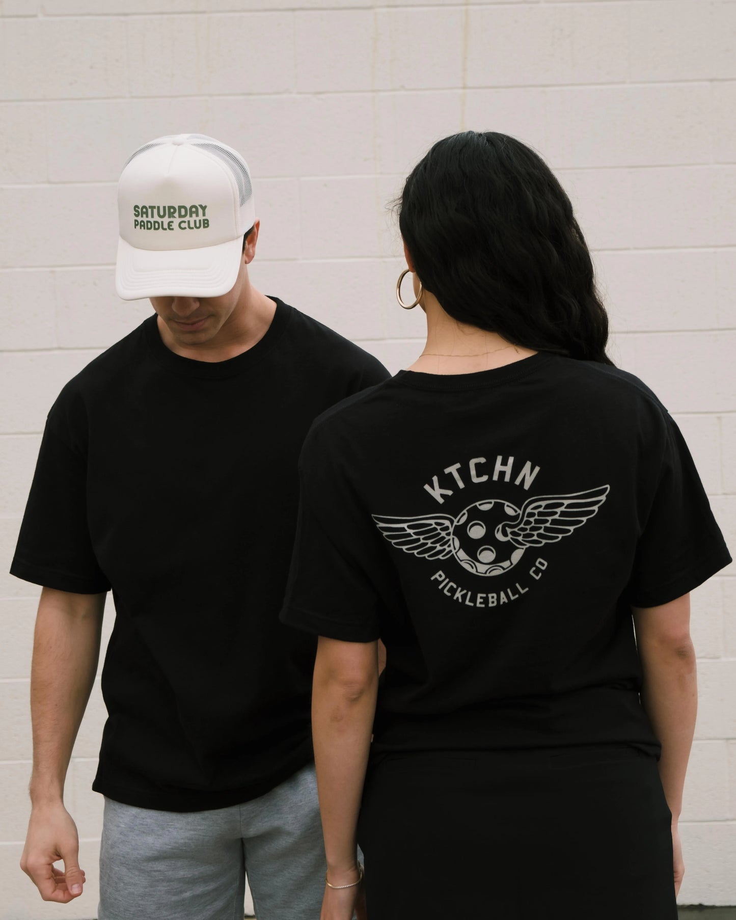 KTCHN Pickleball Co. Wing Pickleball Tee (Black) - KTCHN