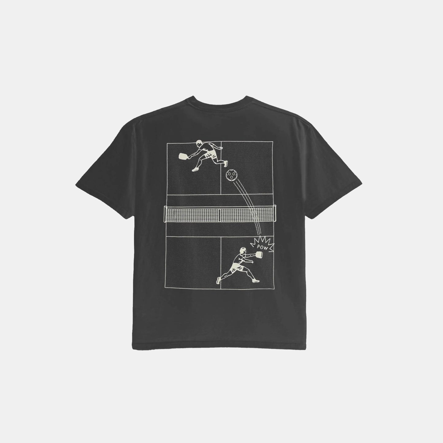 Original Retro Court Pickleball Tee (Graphite) - KTCHN