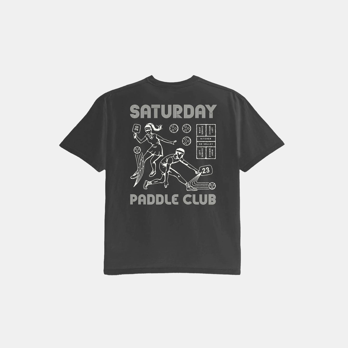 Original Retro SPC Pickleball Tee (Graphite) - KTCHN
