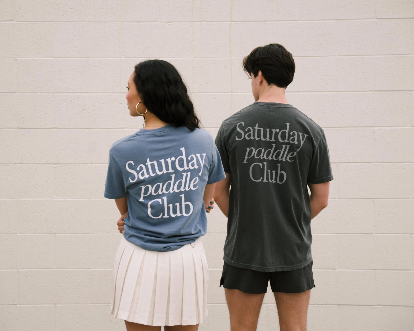 Saturday Paddle Club Pickleball Tee (Dark Gray) - KTCHN