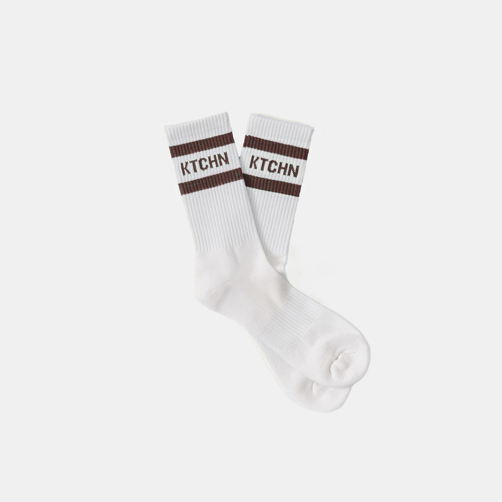 Retro Revival KTCHN Socks (Brown)