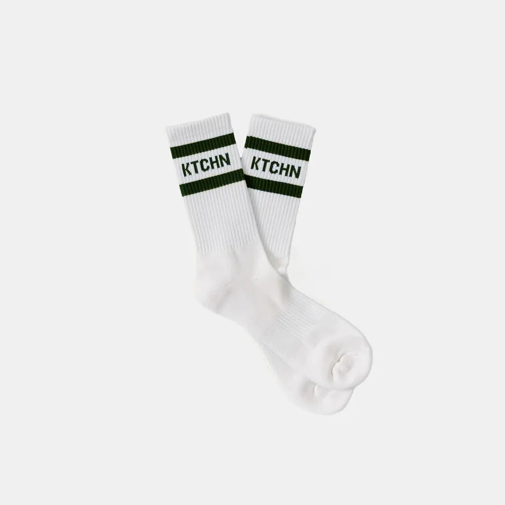 Retro Revival Pickleball Socks (Green) - KTCHN