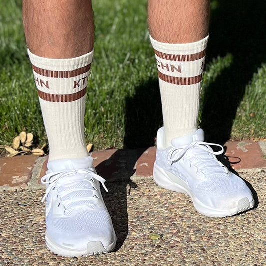 Retro Revival KTCHN Socks (Brown)
