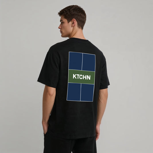 Court Pickleball Tee (Black)