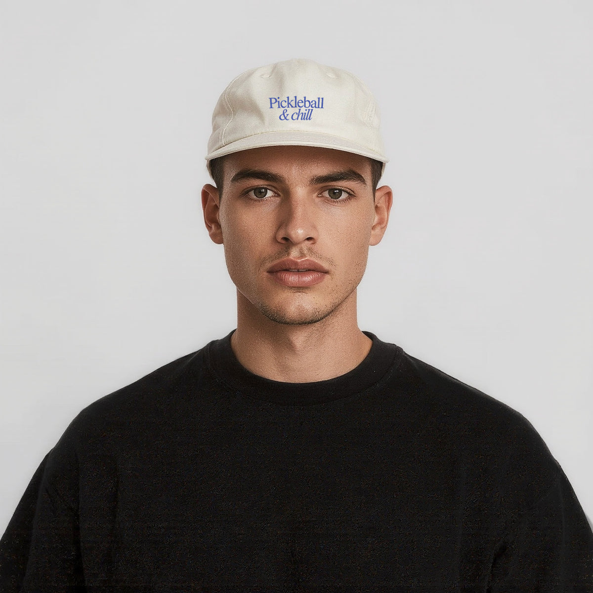 Pickleball & Chill Court Cap (Bone)