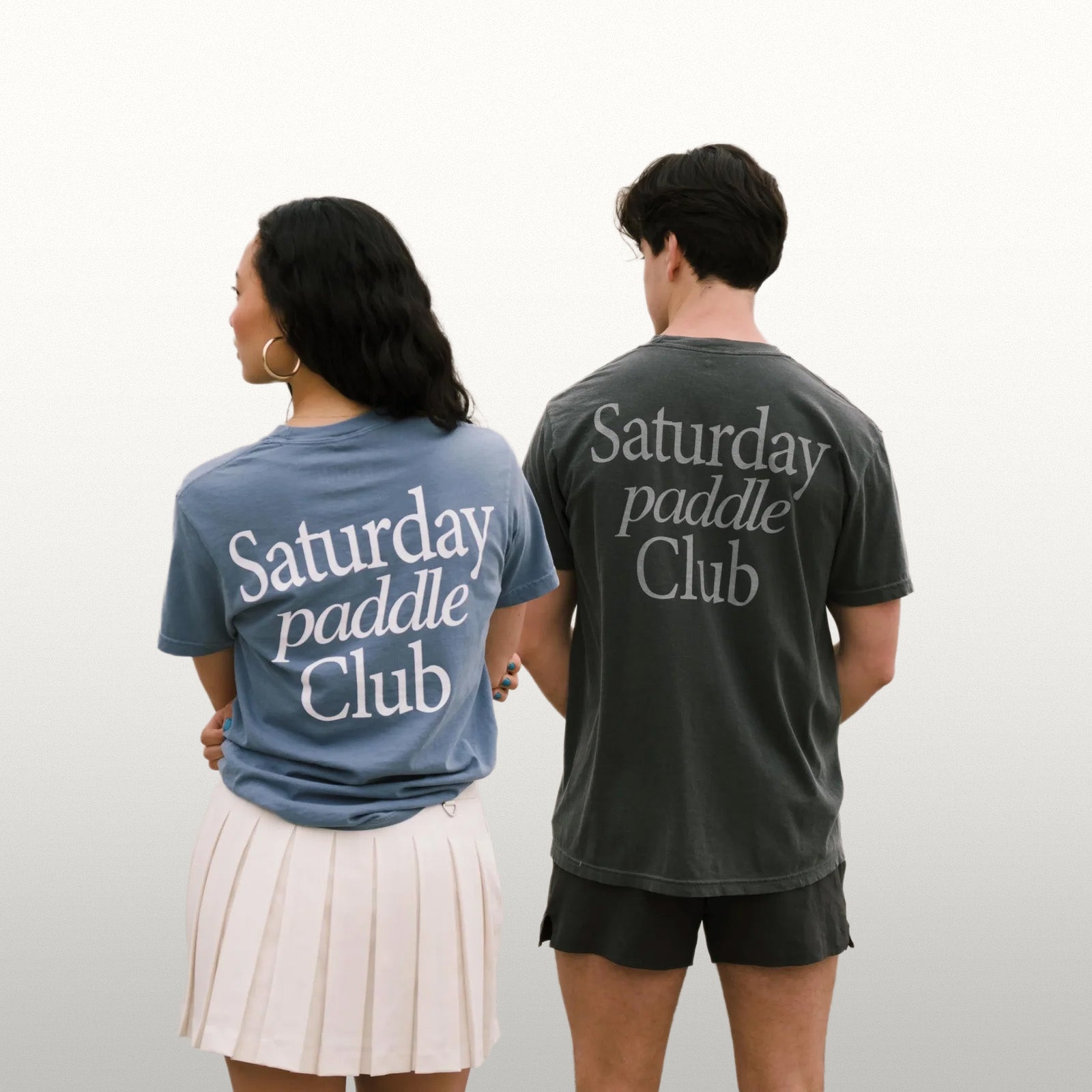 Saturday Paddle Club Pickleball Tee (Dark Gray)