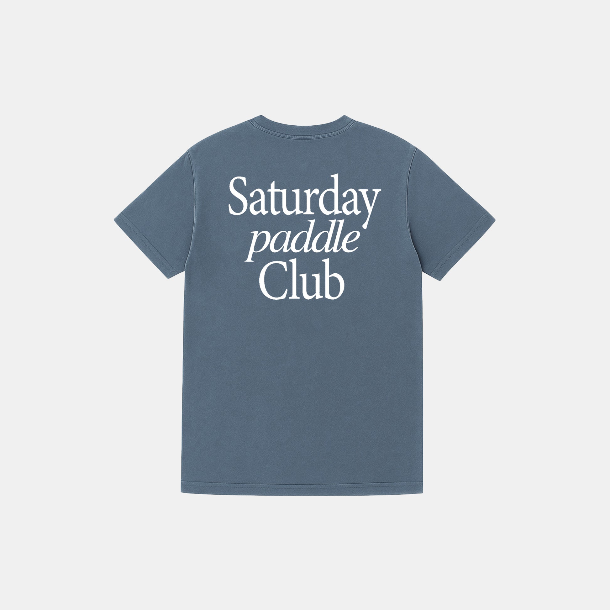 Saturday Paddle Club Pickleball Tee (Blue) - KTCHN
