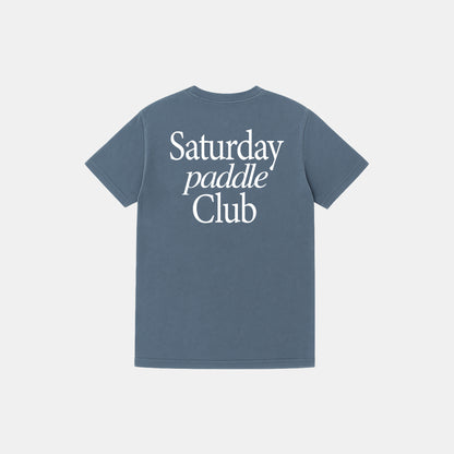 Saturday Paddle Club Pickleball Tee (Blue) - KTCHN