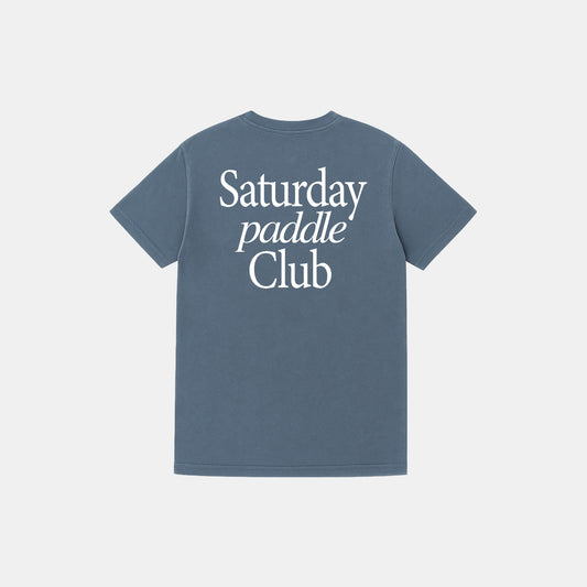 Saturday Paddle Club Pickleball Tee (Blue) - KTCHN