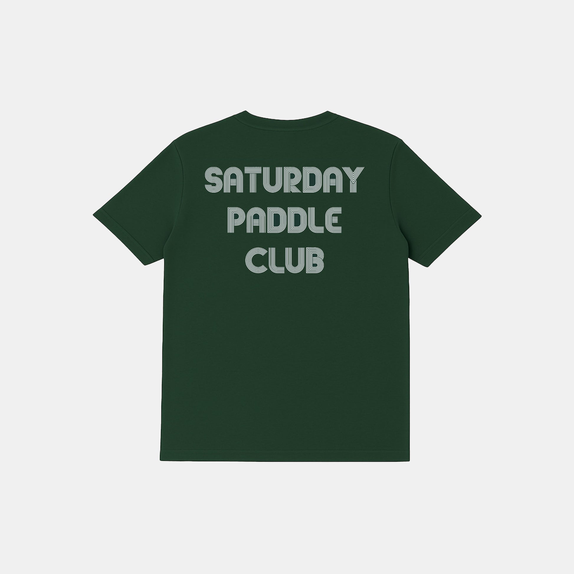 Saturday Paddle Club Pickleball Tee (Dark Green) - KTCHN