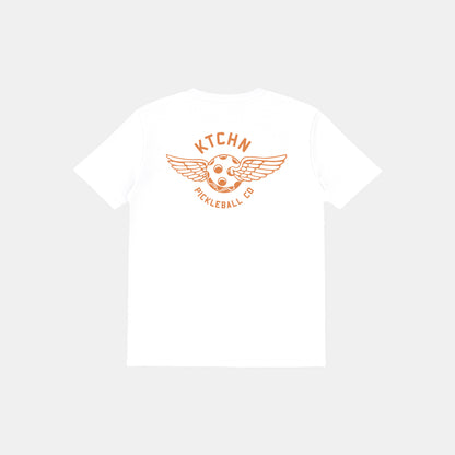 KTCHN Pickleball Co. Wing Pickleball Tee (White) - KTCHN