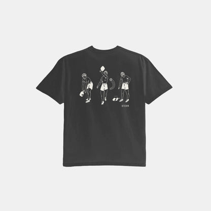 Broken Paddle Pickleball Tee (Graphite) - KTCHN