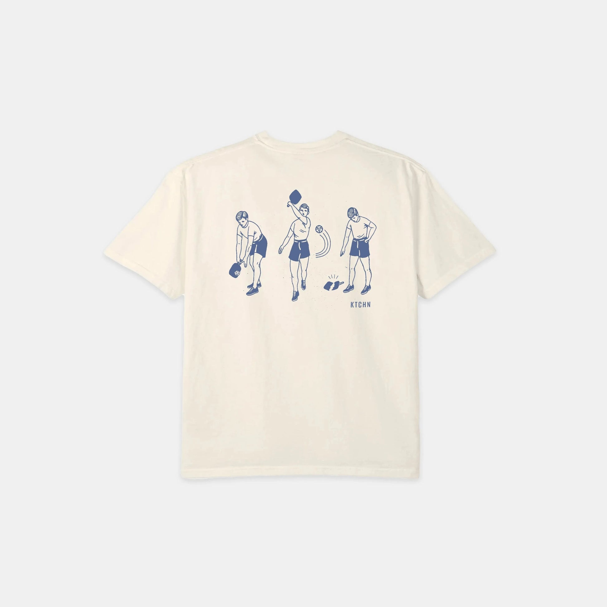 Broken Paddle Pickleball Tee (Ivory) - KTCHN