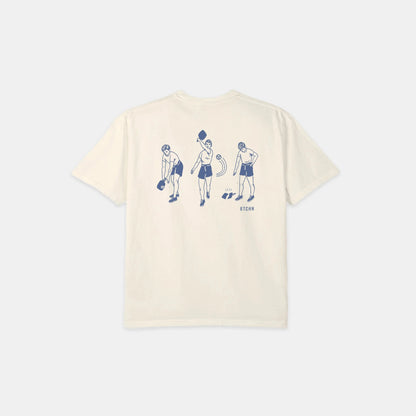 Broken Paddle Pickleball Tee (Ivory) - KTCHN
