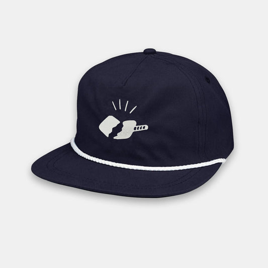 Broken Paddle Rope Pickleball Hat (Navy) - KTCHN