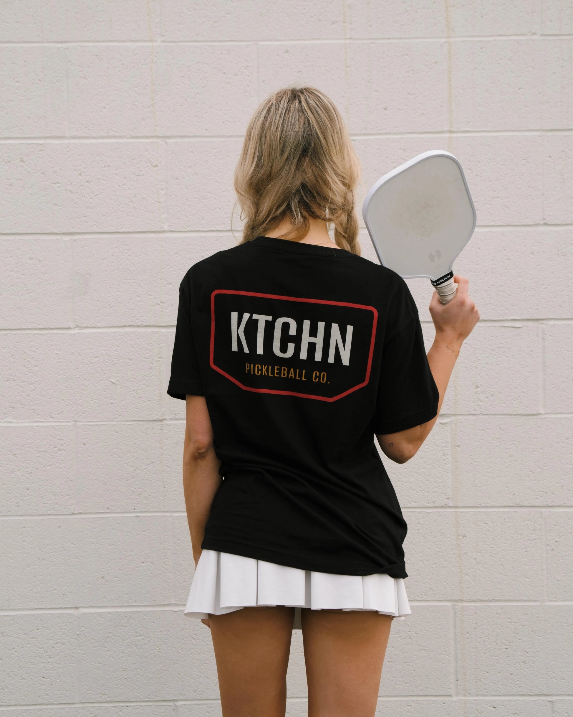 KTCHN Pickleball Co. Shield Tee (Black) - KTCHN