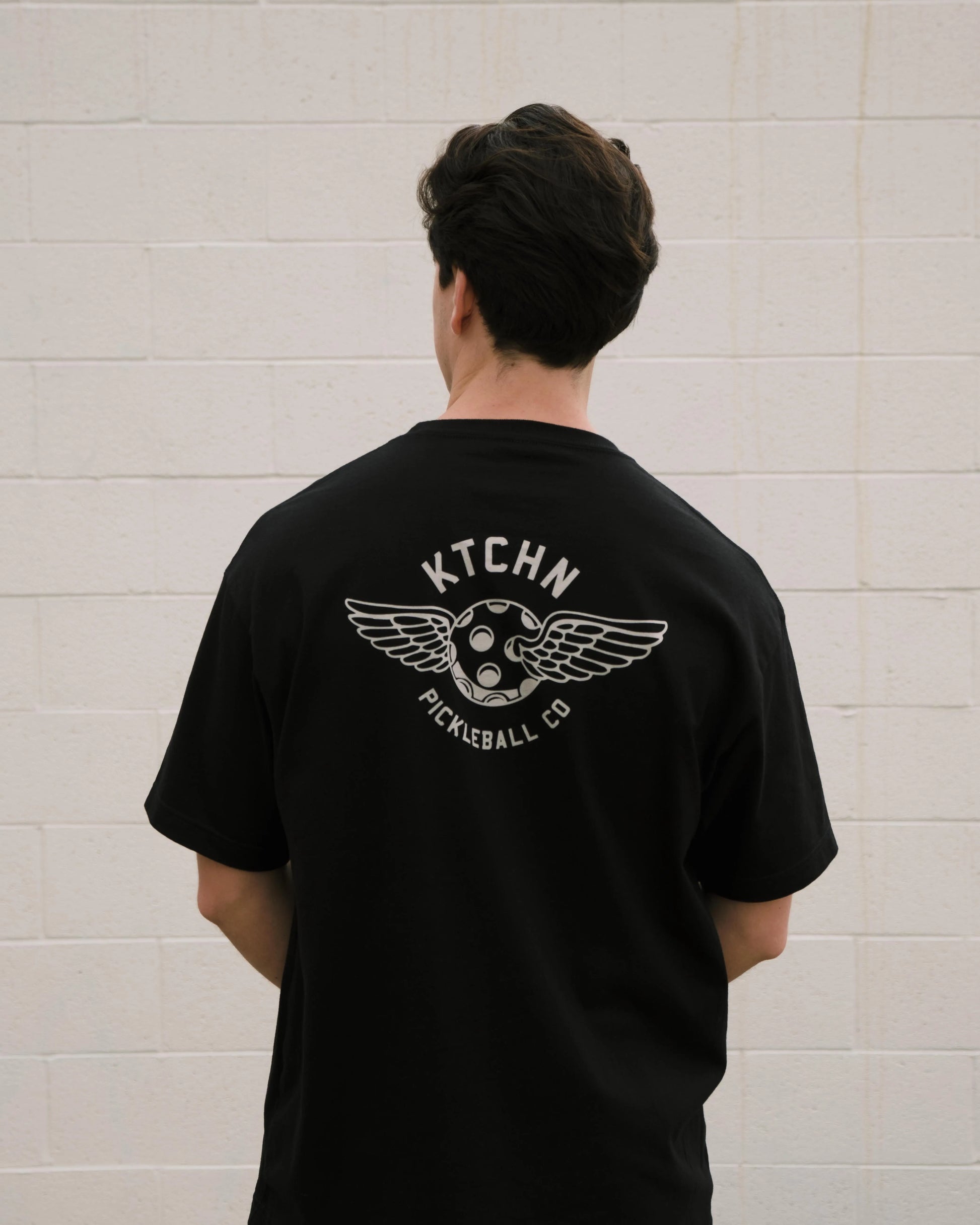 KTCHN Pickleball Co. Wing Pickleball Tee (Black) - KTCHN