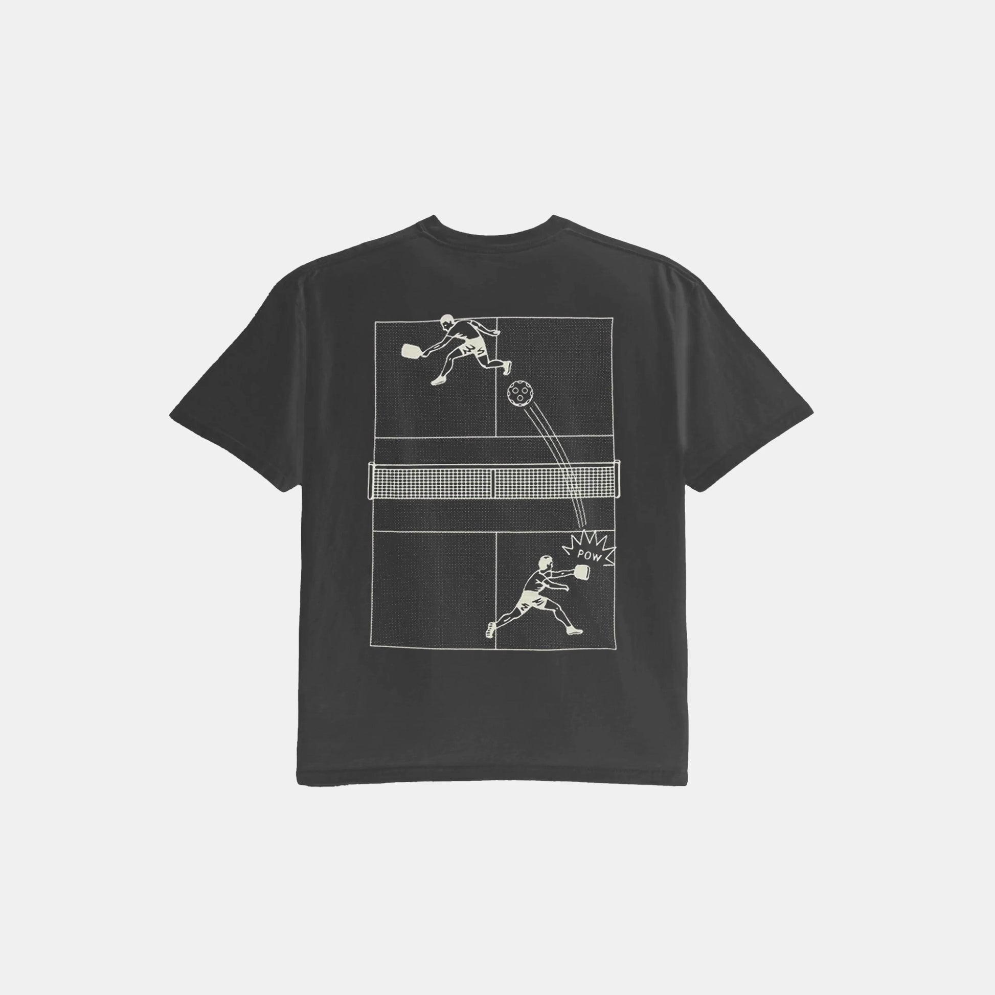 Original Retro Court Pickleball Tee (Graphite) - KTCHN