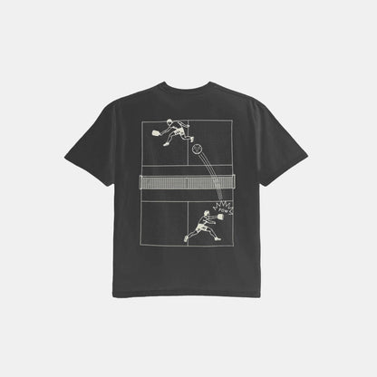 Original Retro Court Pickleball Tee (Graphite) - KTCHN