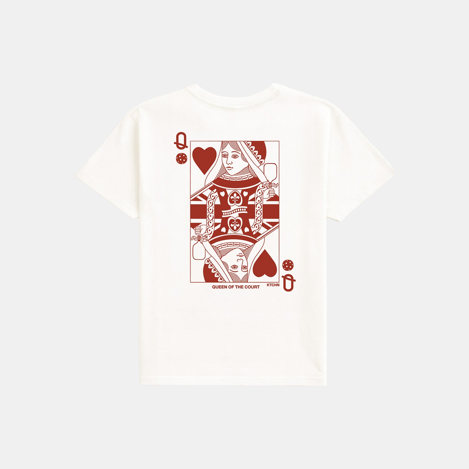 Queen of the Court v3 Cropped Pickleball Tee
